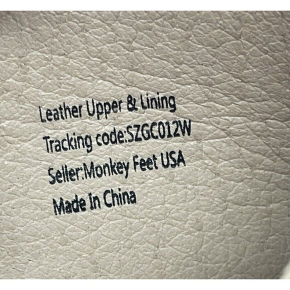 Monkey Feet Metallic Bronze Copper Lace UP Moccasin Leather Boots Womens Size 10 - Picture 8 of 9